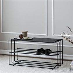 Neva skoreol sort i stål fra Metallbude