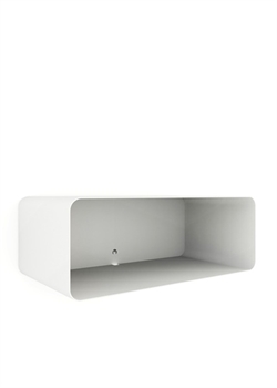 Nelio natbord i hvid stål fra Metallbude