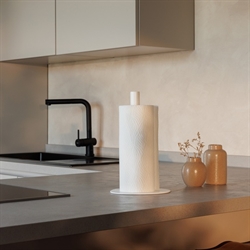 Ivana køkkenrulleholder til bord i hvid fra Metallbude