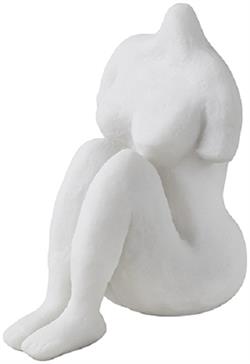 Art Piece Sitting Woman i offwhite fra Mette Ditmer