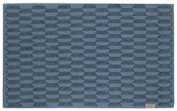 Geo bademåtte i slate blue 50x80 cm fra Mette Ditmer
