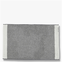 Grid bademåtte sort/offwhite 50x80 cm fra Mette Ditmer