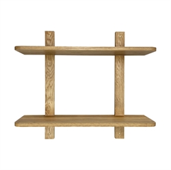NORD væghylde i egetræ –60×53 cm fra MOUD Home