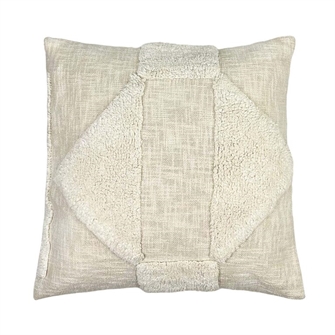 Kala beige pudebetræk 50x50 cm fra MOUD Home