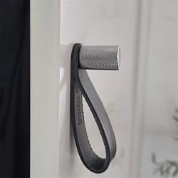 ShineUp - 2 stk læder knage i sort med chrom fra Nordic Function