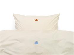 Snooze sengesæt - Lazy Morning varm grå flere størrelser fra Normann Copenhagen