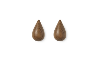 Dropit knage valnød small 2 pk fra Normann Copenhagen