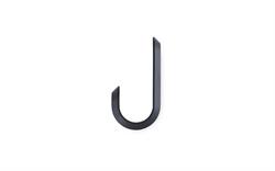 Curve Hook mini pk 2 - mat sort fra Normann Copenhagen