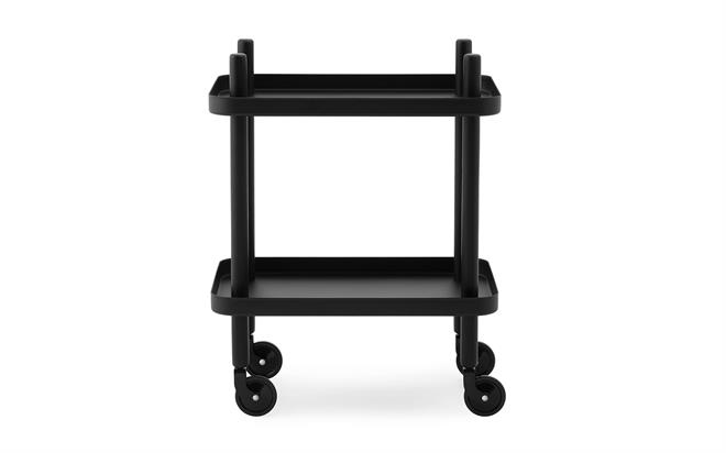 Block rullebord i sort med sorte ben fra Normann Copenhagen