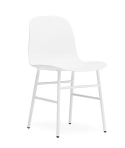 Form stol stål/hvid fra Normann Copenhagen