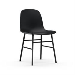 Form stol stål/sort fra Normann Copenhagen