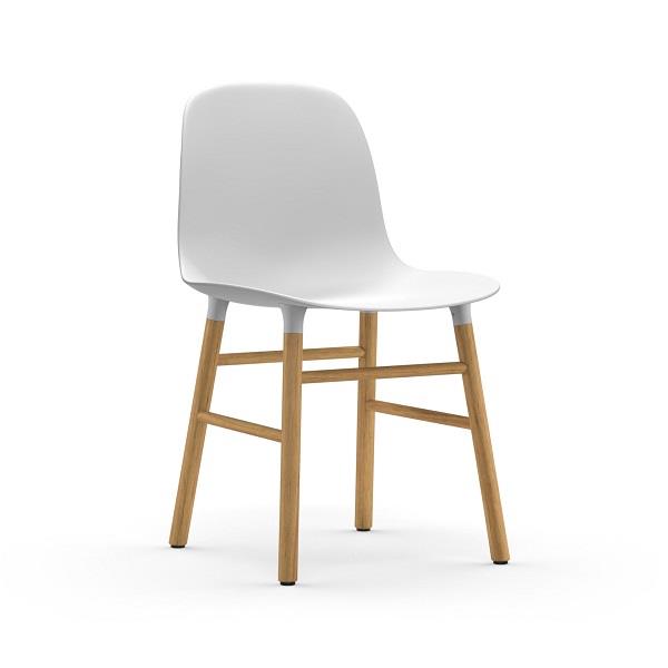 Form stol eg/hvid fra Normann Copenhagen