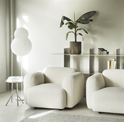 Puff gulvlampe Bubble hvid fra Normann Copenhagen