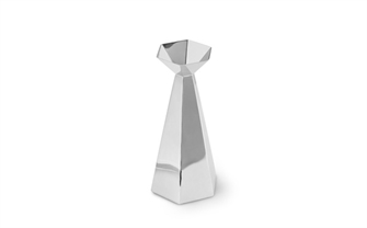 Hexa vase large i poleret rustfri stål fra Normann Copenhagen
