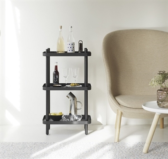 Block reol i sort fra Normann Copenhagen