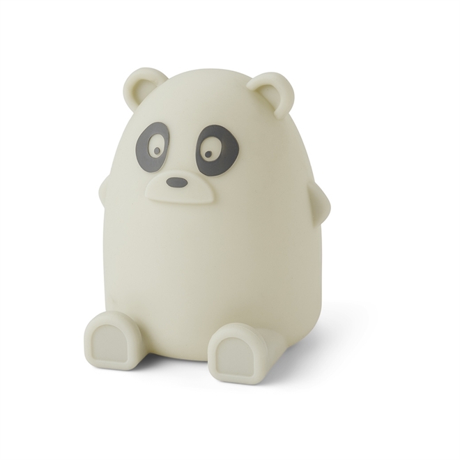 Ella silikone natlampe - Panda i beige fra nuuroo