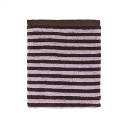 Raita badehåndklæde 70x140cm i lilla/brun fra OYOY