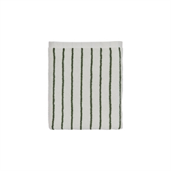 Raita minihåndklæde 40x60cm i grøn/ofwhite fra OYOY