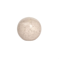 Savi marmor rund bogstøtte i beige fra OYOY
