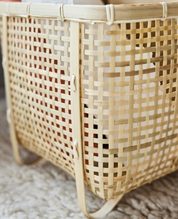 Sporta square basket - flettet opbevaringskurve natur fra OYOY pk2