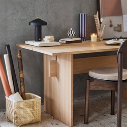 Sporta square basket - flettet opbevaringskurve natur fra OYOY pk2