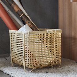 Sporta square basket - flettet opbevaringskurve natur fra OYOY pk2