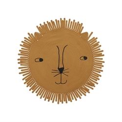 Mara Lion - Mara løve gulvtæppe til børneværelse OYOY