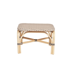 Momi ottoman i rattan fra OYOY