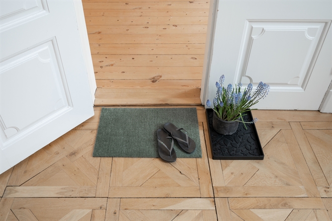 Måtte - Løber Uni Colour dusty green 40x60 cm fra Tica Copenhagen