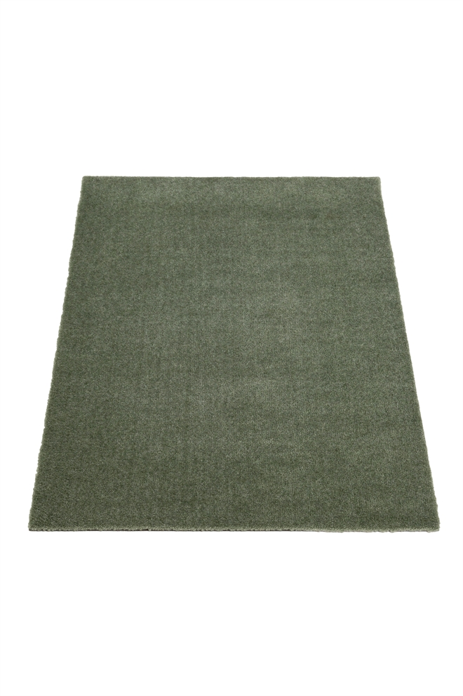 Måtte - Løber Uni Colour dusty green 60x90 cm fra Tica Copenhagen