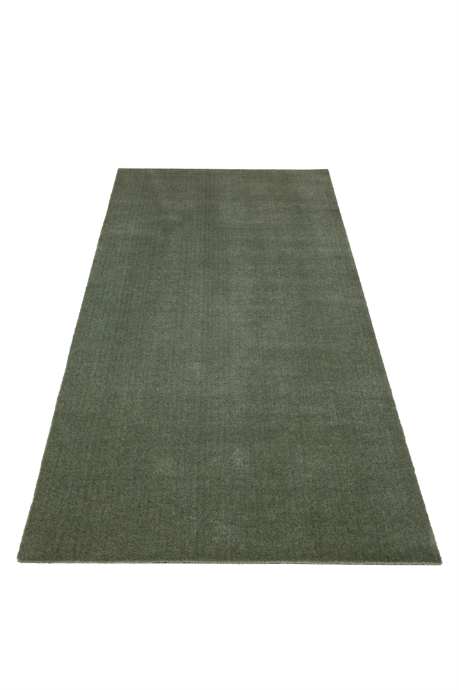 Måtte - Løber Uni Colour dusty green 90x200 cm fra Tica Copenhagen