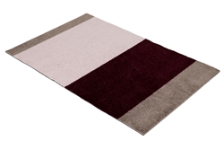 Løber - tæppe - måtte Stripes Horizon sand/bordeaux/rosa flere størrelser Tica Copenhagen