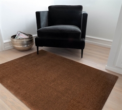 Måtte - Løber Uni Colour cognac 90x130 cm fra Tica Copenhagen