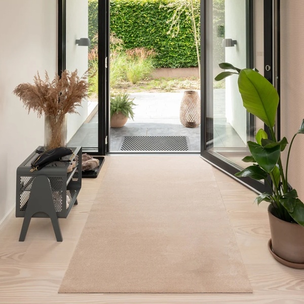 Måtte - Løber Uni Colour Ivory 110x200 cm fra Tica Copenhagen