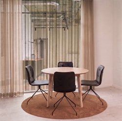 Tæppe Uni Color cognac Ø200 cm fra Tica Copenhagen