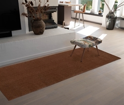 Måtte - Løber Uni Colour cognac100x130 cm fra Tica Copenhagen