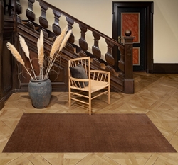 Måtte - Løber Uni Colour cognac 90x200 cm fra Tica Copenhagen