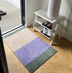 Løber - tæppe - måtte Stripes Horizon lilla/ivory/grøn flere størrelser Tica Copenhagen
