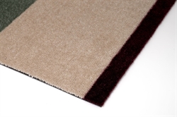 Løber - tæppe - måtte Stripes Horizon grøn/ivory/bordeaux flere størrelser Tica Copenhagen