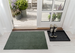 Måtte - Løber Uni Colour dusty green 60x90 cm fra Tica Copenhagen