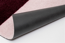 Løber - tæppe - måtte Stripes Horizon sand/bordeaux/rosa flere størrelser Tica Copenhagen