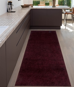 Måtte - løber Uni Colour bordeaux 90x130 cm fra Tica Copenhagen