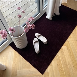 Måtte - løber Uni Colour bordeaux 67x120 cm fra Tica Copenhagen