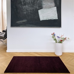 Måtte - løber Uni Colour bordeaux 67x120 cm fra Tica Copenhagen