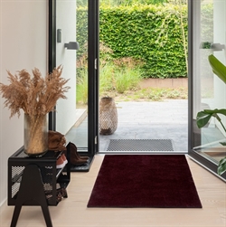 Måtte - løber Uni Colour bordeaux 67x120 cm fra Tica Copenhagen